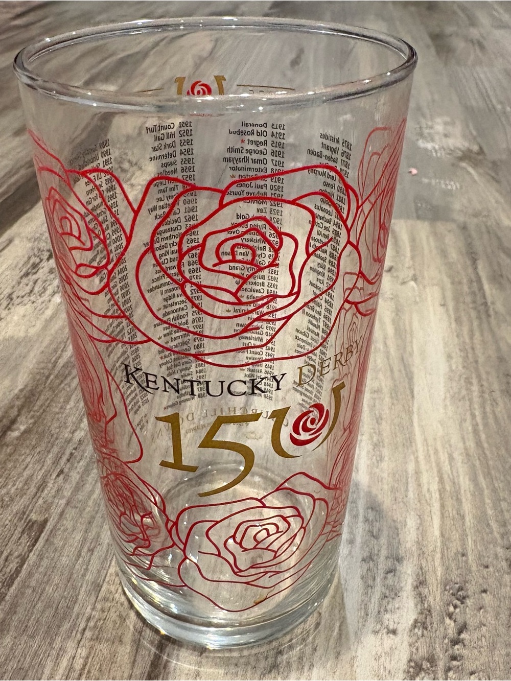 Vintage Kentucky Derby 150th Mint Julep Glasses